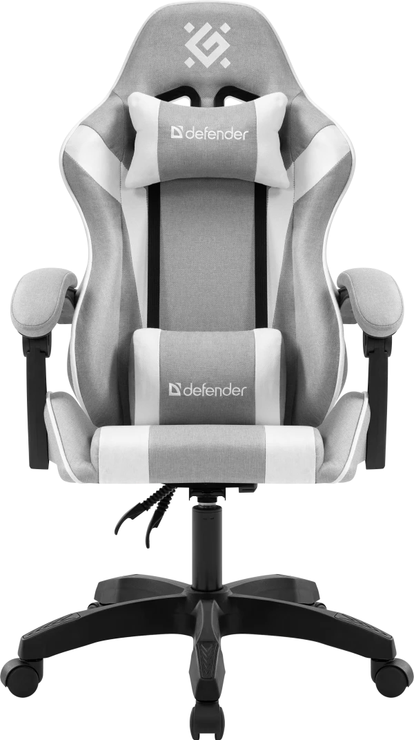 Gaming stolica Defender Ortos sivo bela