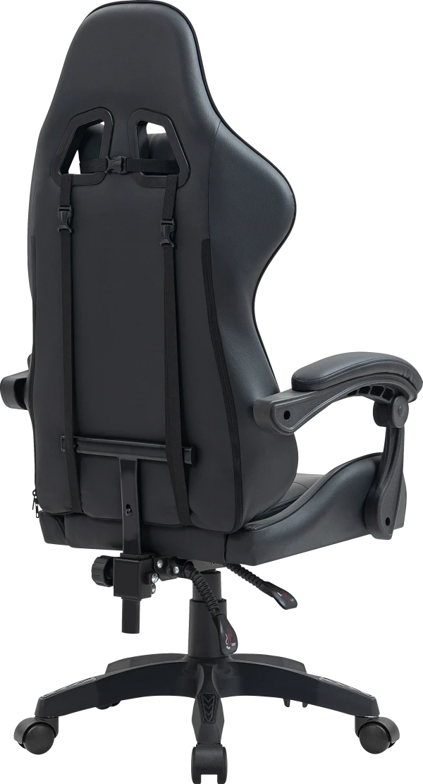 Gaming stolica Defender Dayto crna - fotografija 4