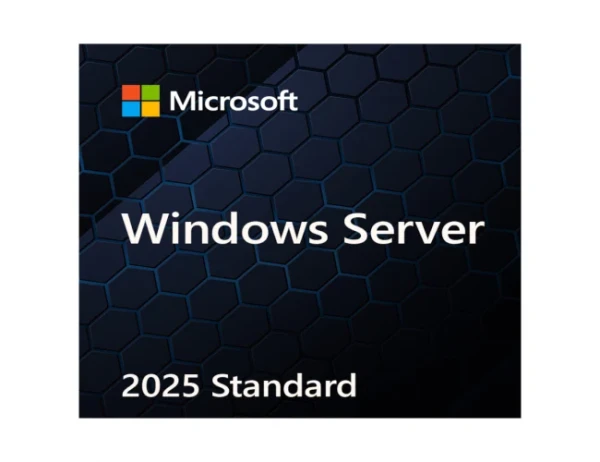 Microsoft Windows Server Standard 2025 64bit English 1pk DSP OEI DVD 16 core EP2-25187
