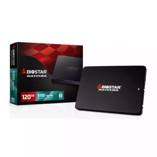 SSD 2.5 SATA3 120GB Biostar 530MBs/380MB/s S120