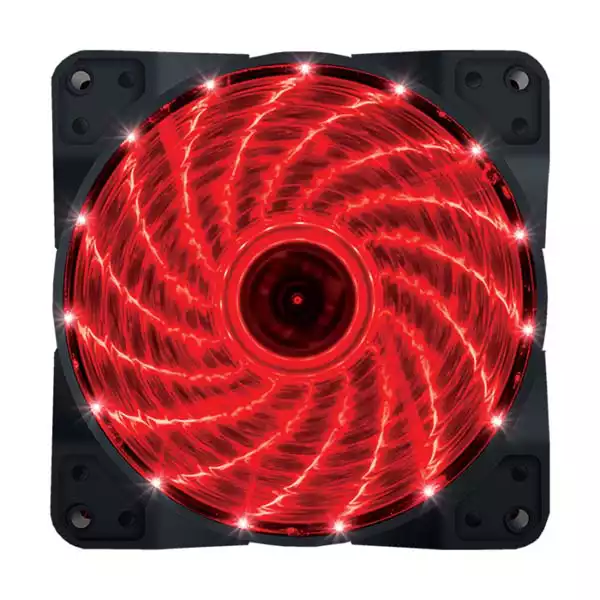 Case Cooler 120x120 ZEUS Red led light