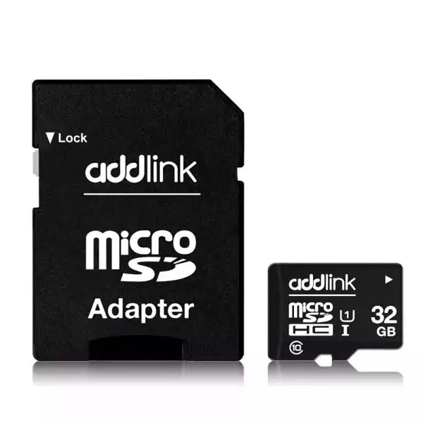 Micro SD Card 32GB ADDLink Class 10 UHS1+adapter UHS1