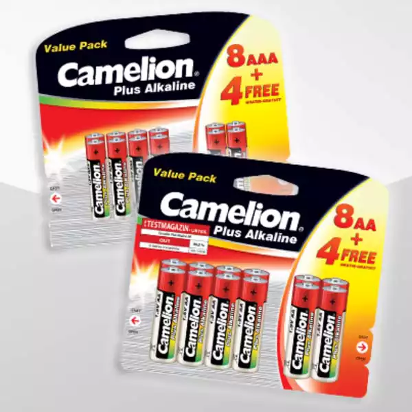 Baterija nepunjiva Camelion AAA LR03 super alkalna 8+4 gratis