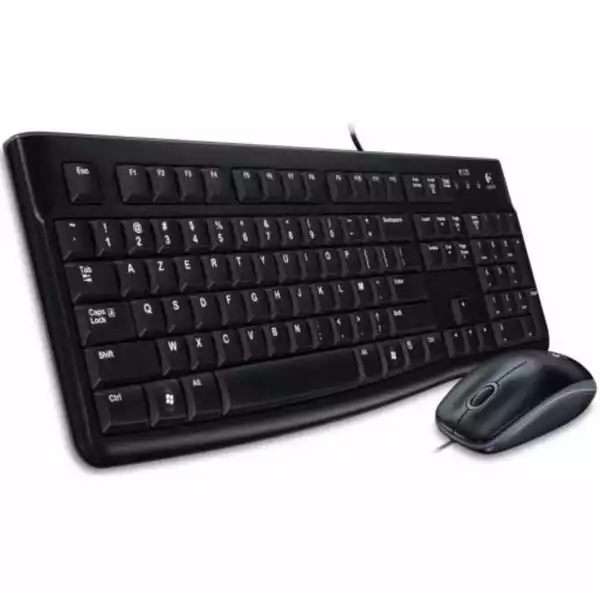 Tastatura + miš Logitech Deluxe MK120 USB YU black