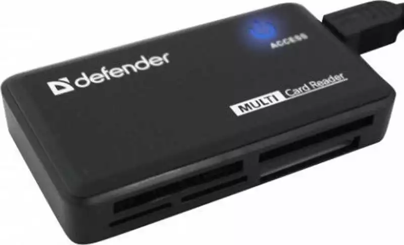 USB čitač kartica Defender 2.0 All in One Optimus Black