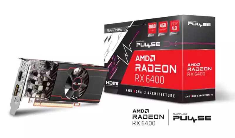 Grafička karta Sapphire Pulse AMD Radeon RX 6400 4GB  GDDR6 11315-01-20G HDMI/DP