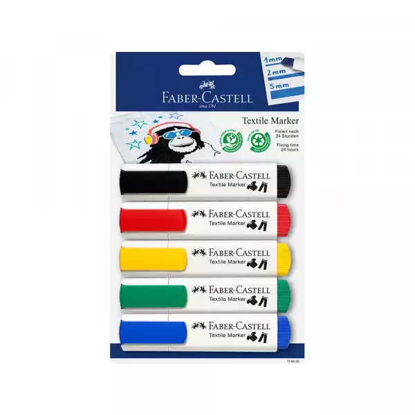 Faber Castell Flomaster za tekstil Faber Castell basic color 1/5 159520 ( F506 ) 