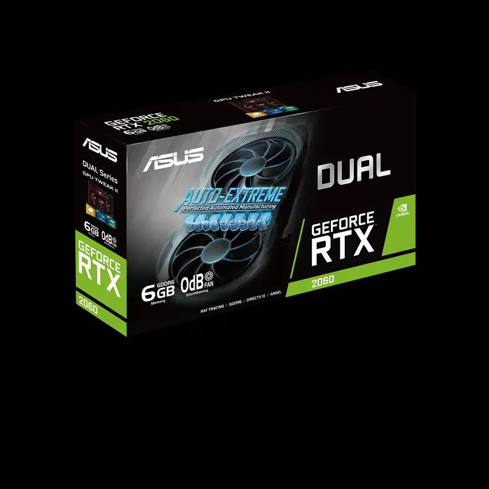 Grafička karta Asus DUAL-RTX2060-6G-EVO GDDR6 6GB  192 bit 3DP/HDMI
