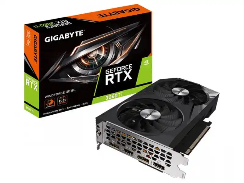 Grafička karta PCI-E RTX 3060 Ti Gigabyte GV-N306TWF2OC-8GD 256 bit  3DP/HDMI