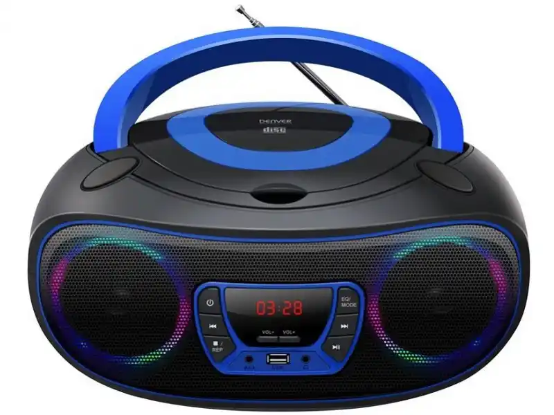 Radio CD Player Denver TCU-212 plavi bluetooth/USB
