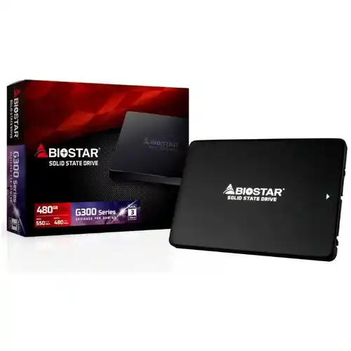 SSD 2.5 SATA3 480GB Biostar 430MBs/420MB/s   S120L