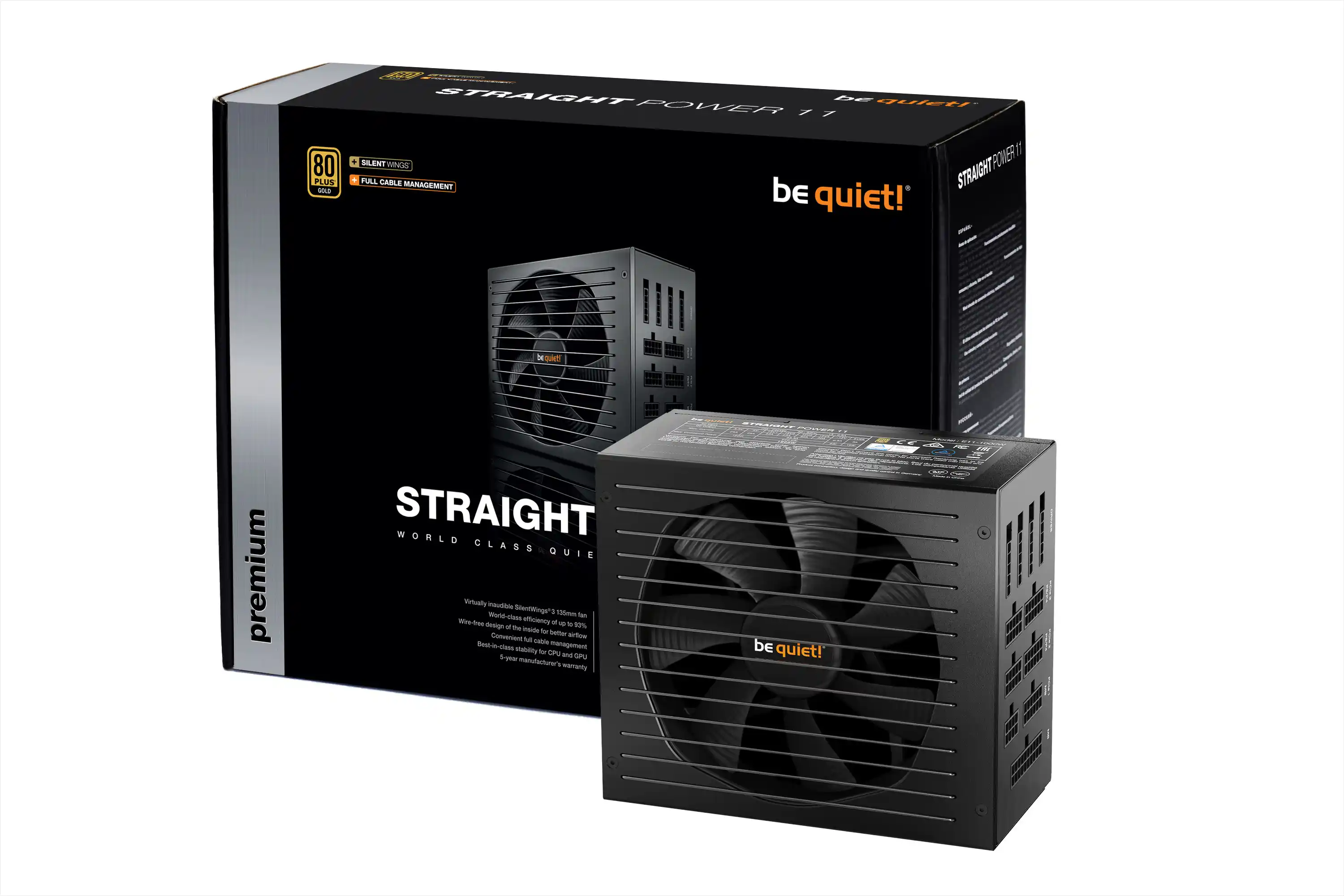 Napajanje Be Quiet Straight Power 11 Platinum 850W Gold  BN284