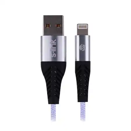 Kabl USB Lightning S-Link SL-STM55L 1m Sivi