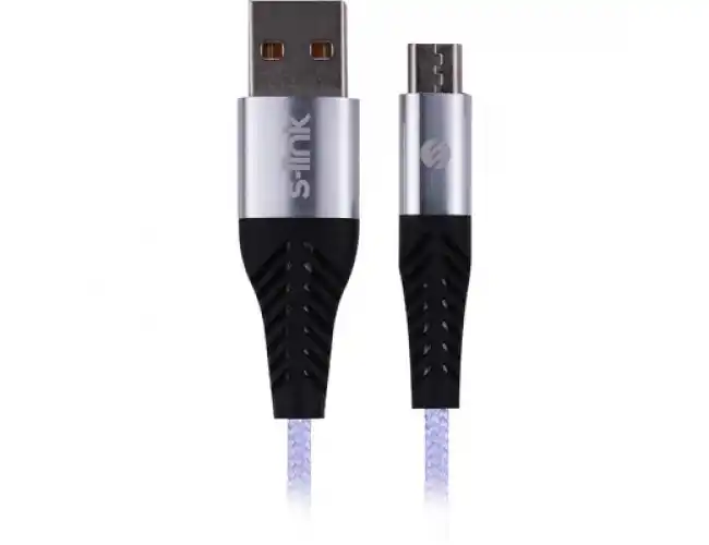 Kabl USB Micro S-Link SL-STM55M 1m Srebrni