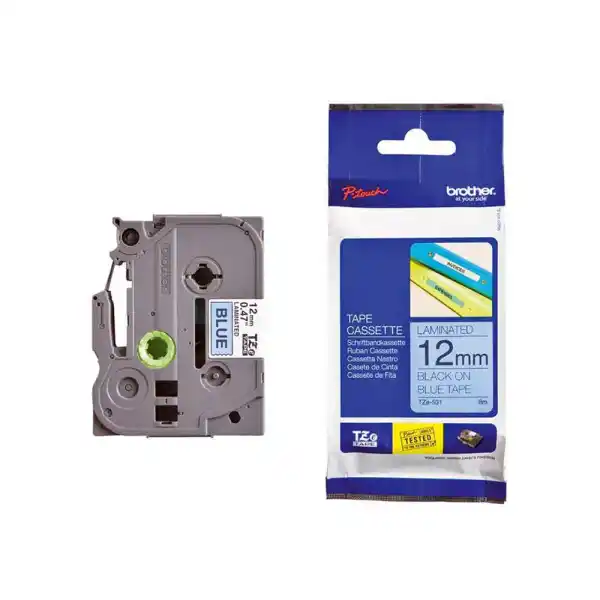 Brother TZe-531 crna na plavo 12mm ( 0352 ) 