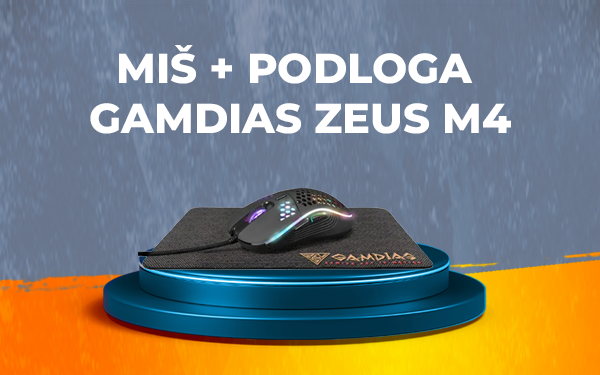 Predstavljamo jedan od gaming miševa iz naše ponude - Gamdias Zeus M4.