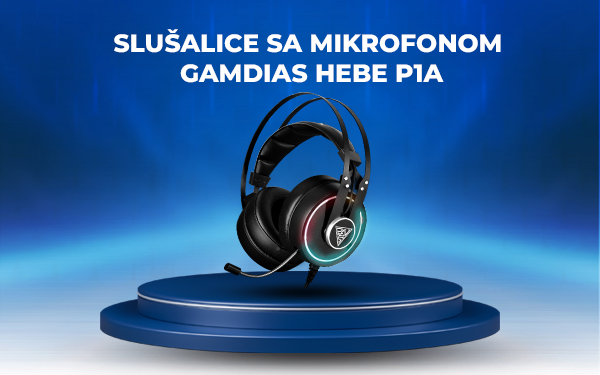 Vrhunski kvalitet zvuka - Gamdias Hebe P1A 7.1 RGB slušalice sa mikrofonom